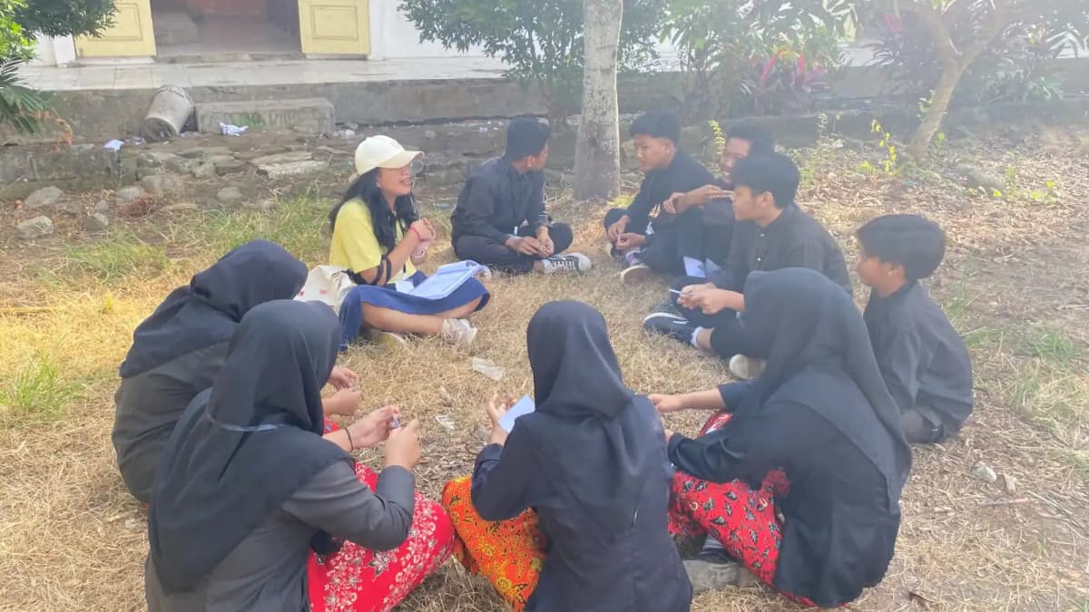 foto siswa siswi mengikuti pelatihan