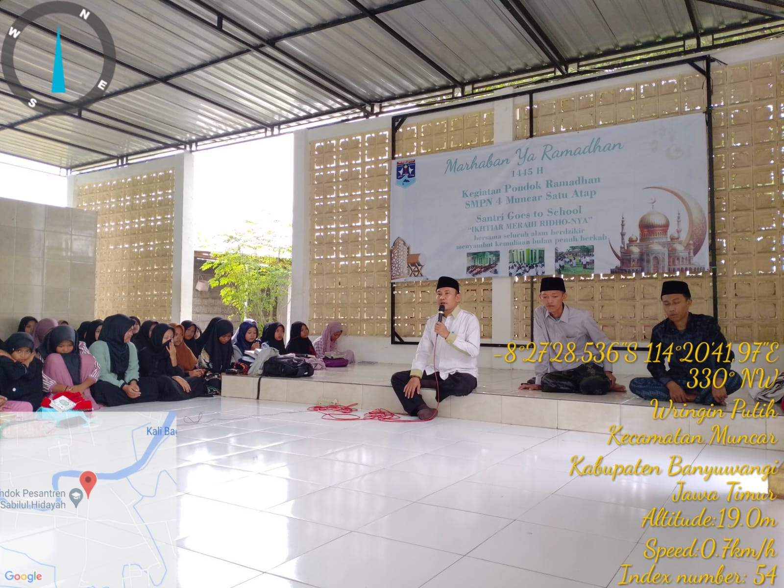 Ikhtiar Meraih RidhoNya Bersama Seluruh alam Berdzikir Menyambut Kemuliaan Bulan Penuh Berkah ( Santri Goes to School )